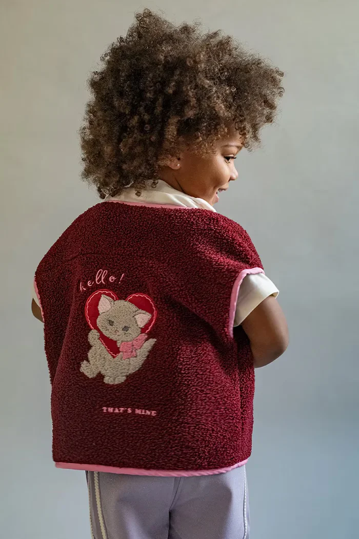 That's mine елек за деца от полар Jordan vest бордо 253396