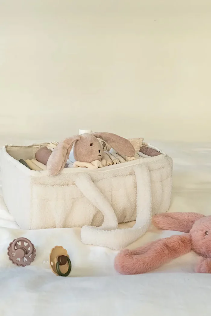 That's mine контейнер за съхранение за бебе Lumi nursing organizer бял 2767135