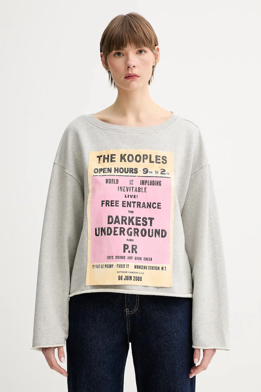 The Kooples Памучен суичър