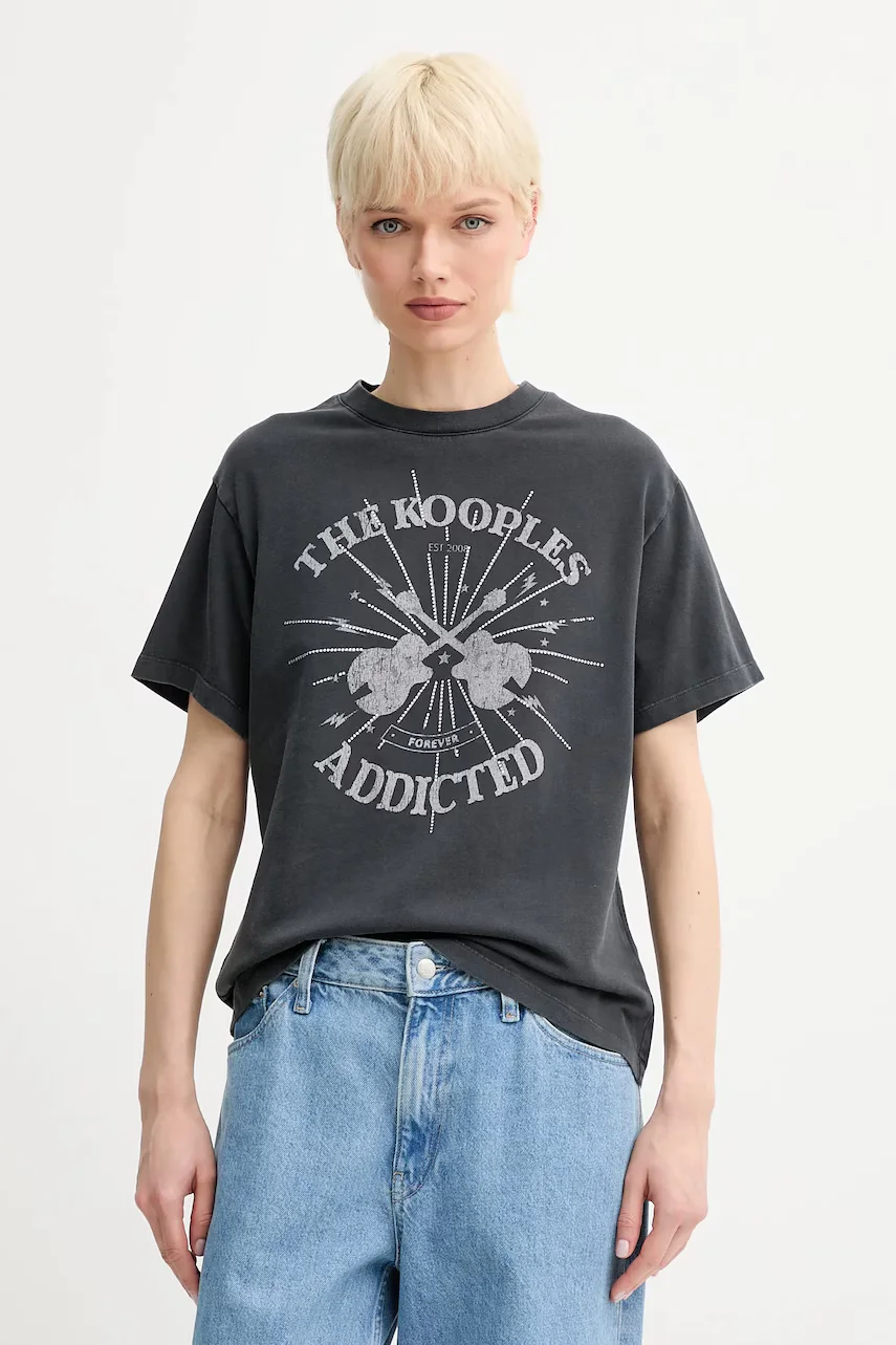 The Kooples Памучна тениска