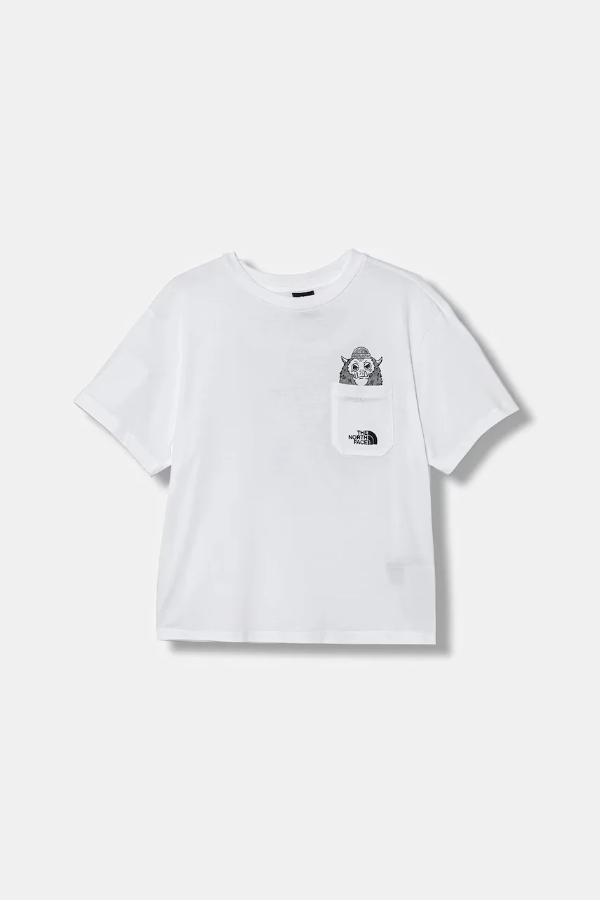 The North Face Детска памучна тениска B SPORTS OVERSIZED POCKET SS TEE - GRAPH