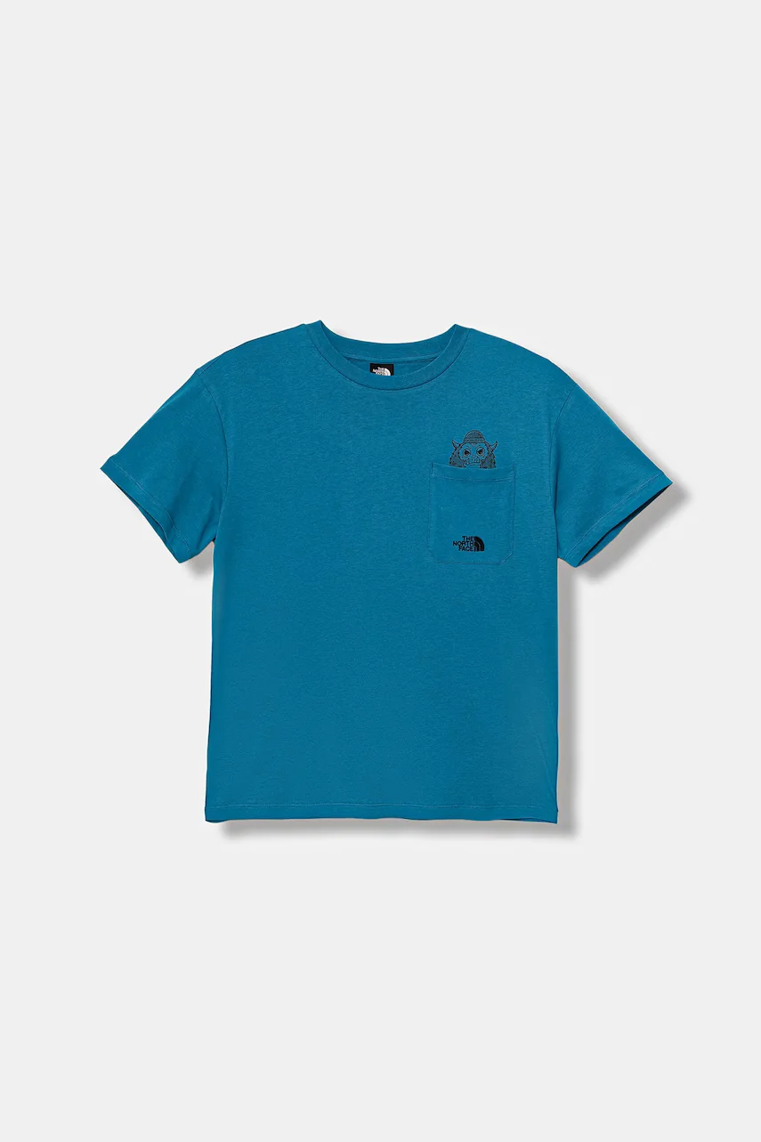 The North Face Детска памучна тениска B SPORTS OVERSIZED POCKET SS TEE - GRAPH