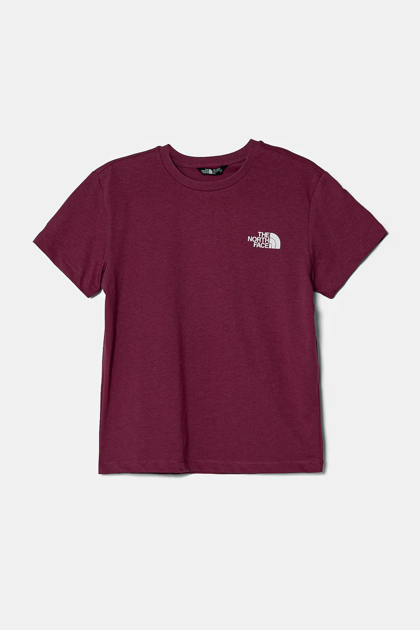 The North Face Детска памучна тениска BOX NSE S/S RELAXED TEE