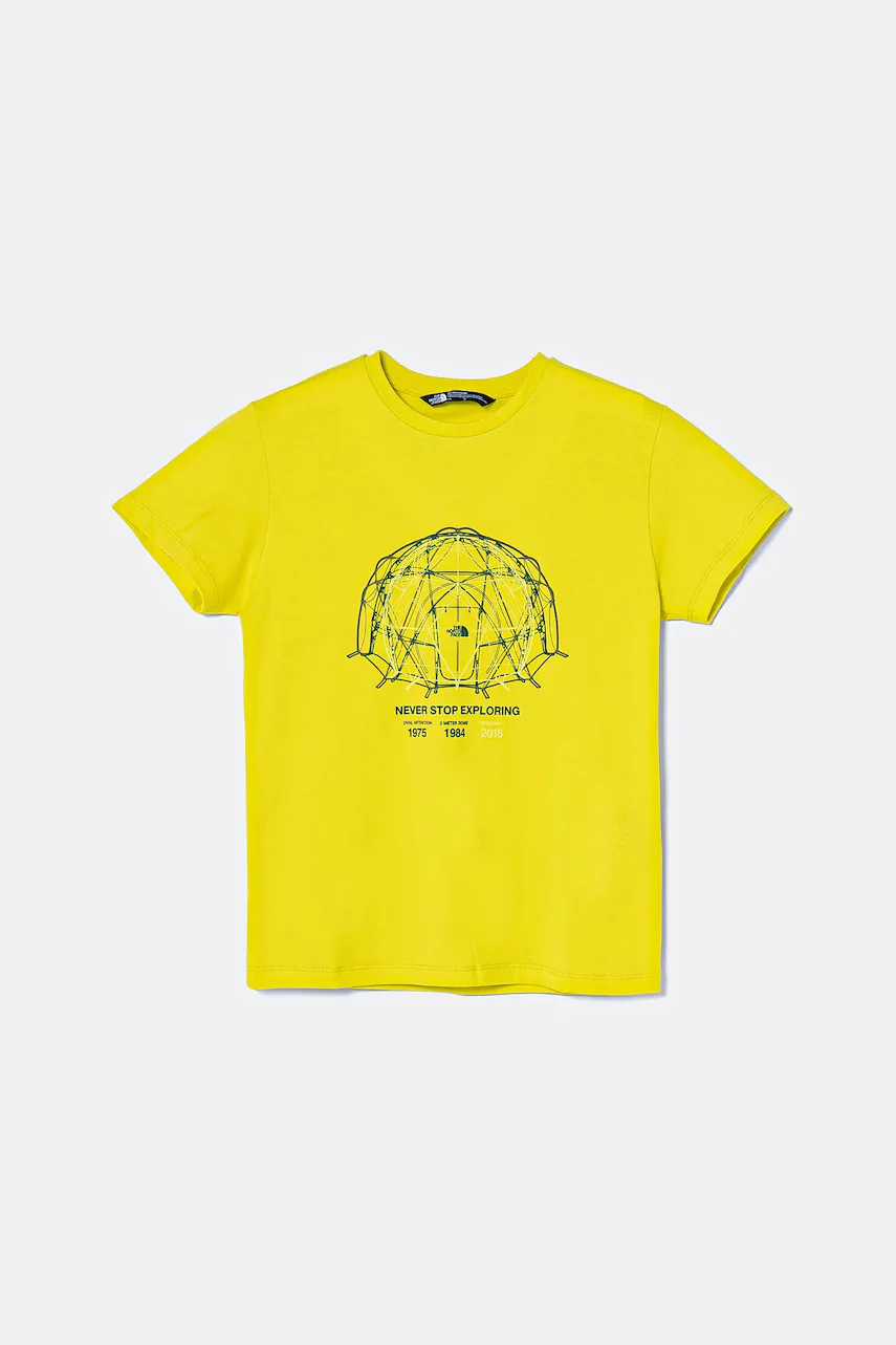 The North Face Детска памучна тениска GRAPHIC RELAXED S/S TEE