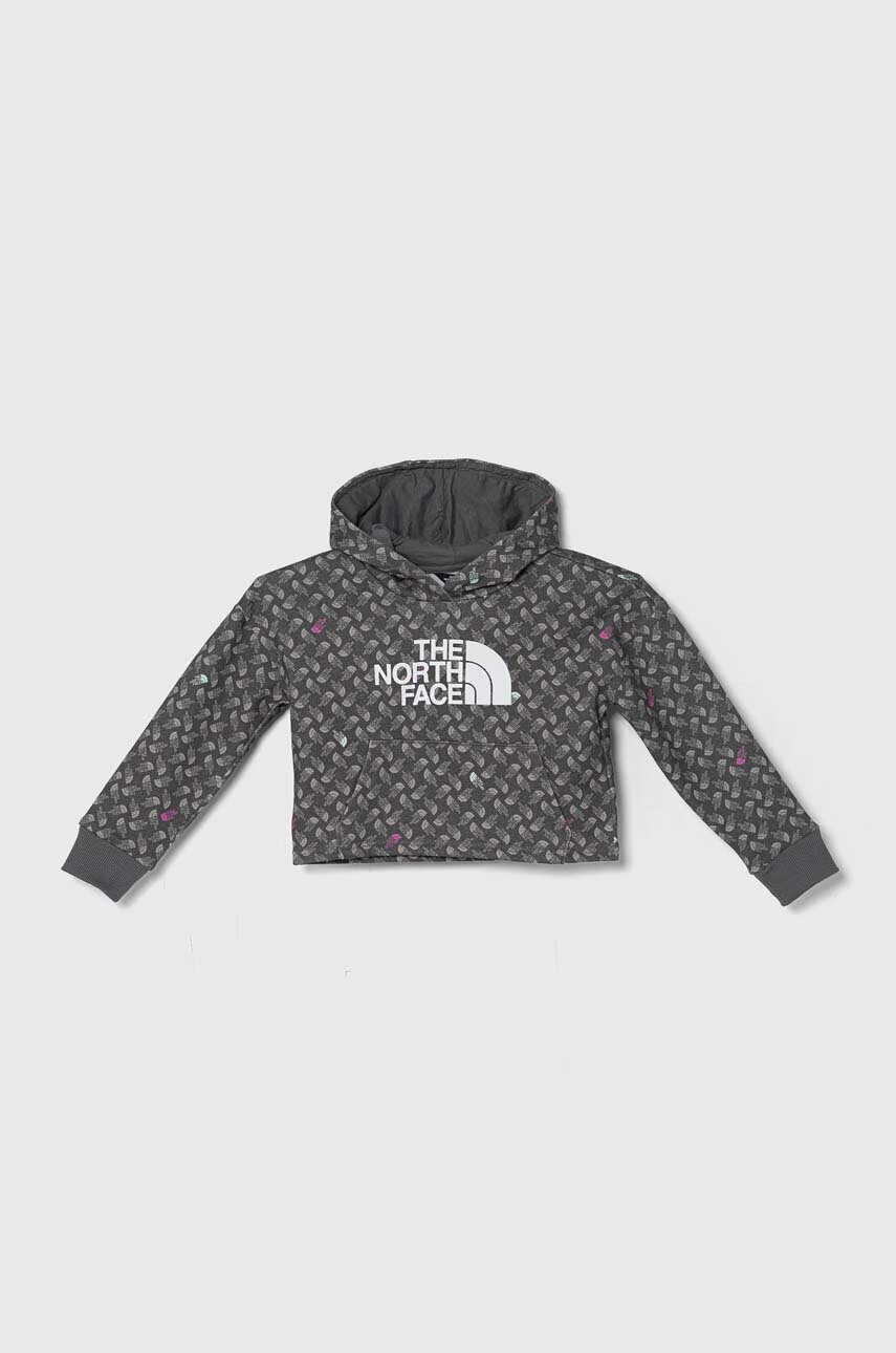 The North Face Детски памучен суичър DREW PEAK LIGHT HOODIE PRINT