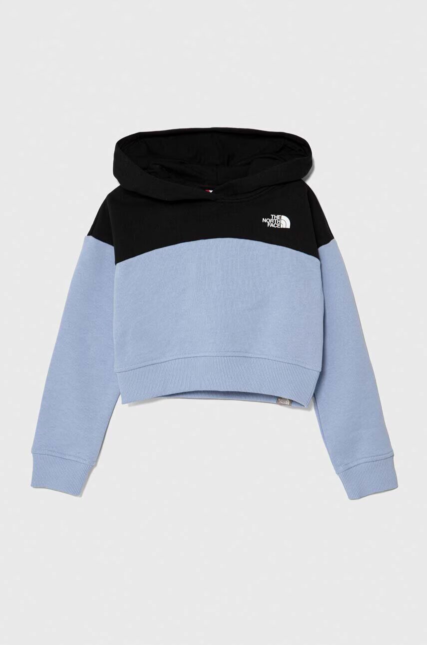 The North Face Детски памучен суичър G DREW PEAK CROP P/O HOODIE