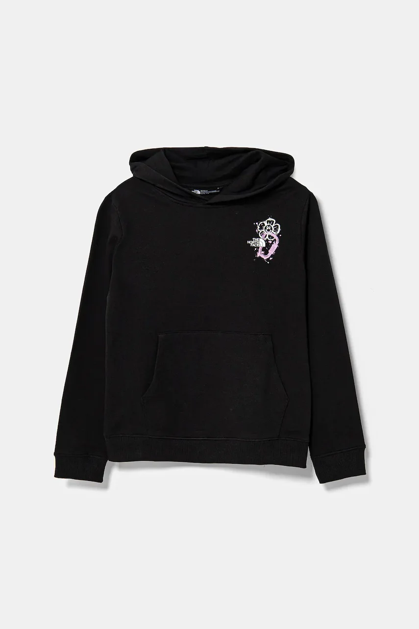 The North Face Детски памучен суичър GRAPHIC RELAXED HOODIE