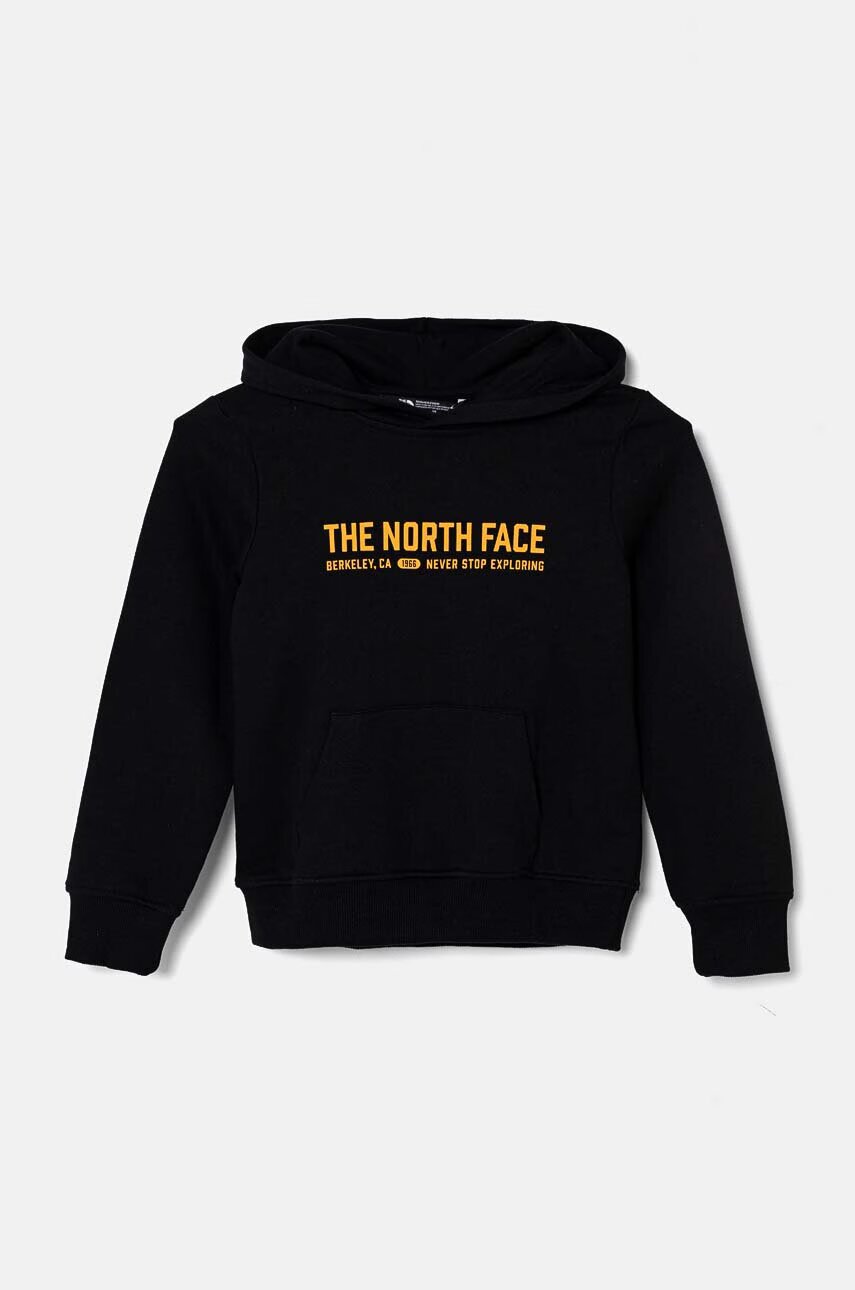 The North Face Детски памучен суичър VARSITGRAPHIC RELAXED HOODIE