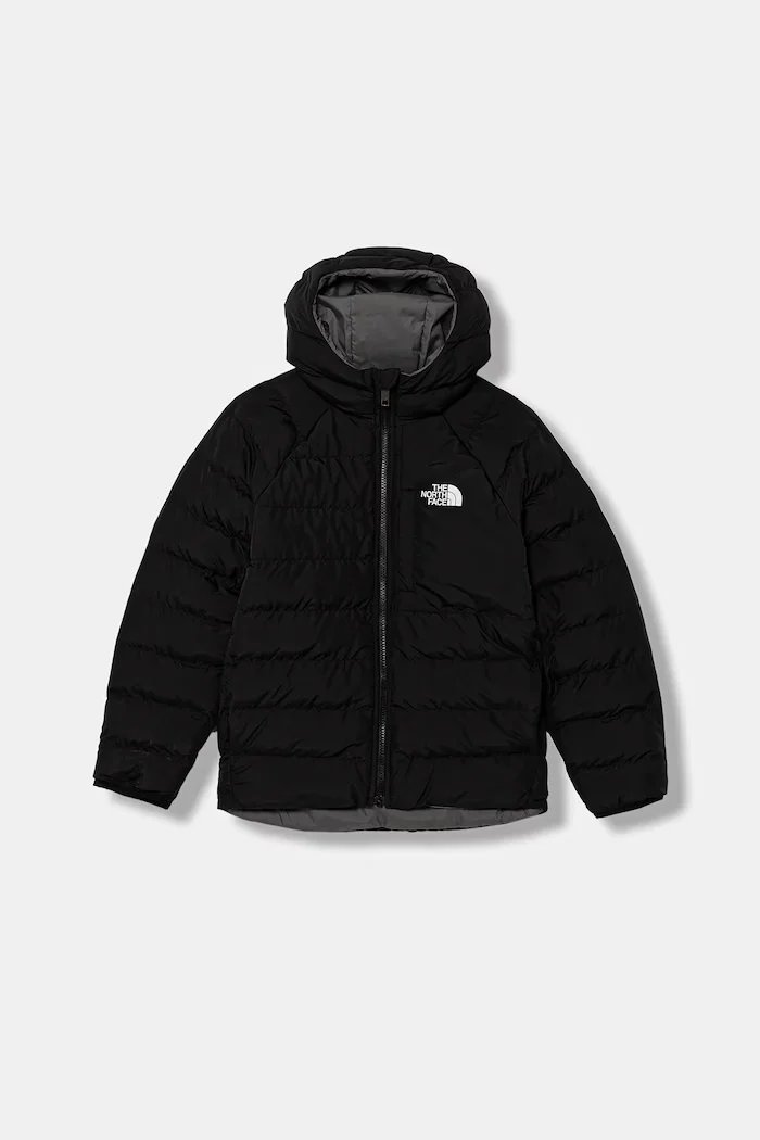 The North Face Детско яке с две лица B REVERSIBLE PERRITO HOODED JACKET в черно NF0A88TWWOO1