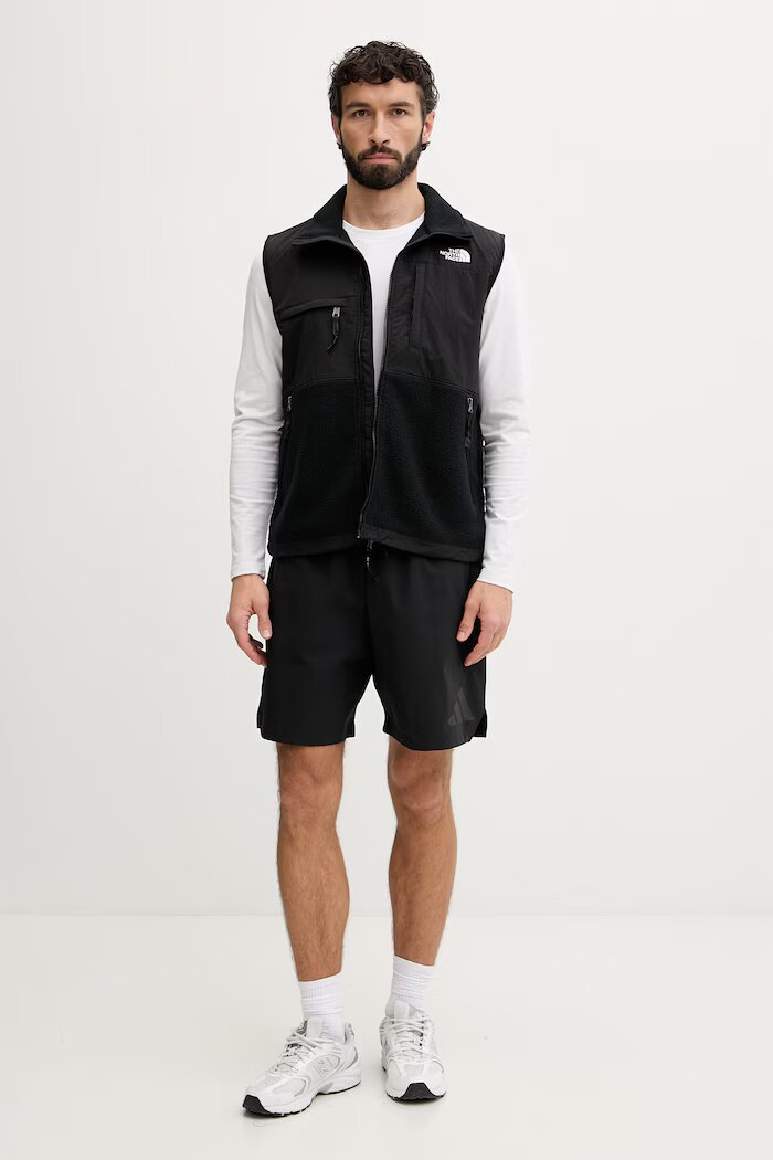 The North Face Елек Retro Denali Vest мъжки в черно преходен модел NF0A88XJJK31
