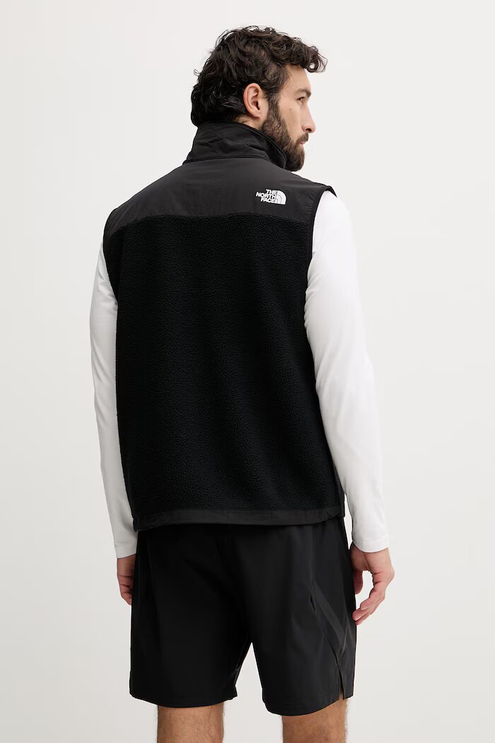The North Face Елек Retro Denali Vest мъжки в черно преходен модел NF0A88XJJK31