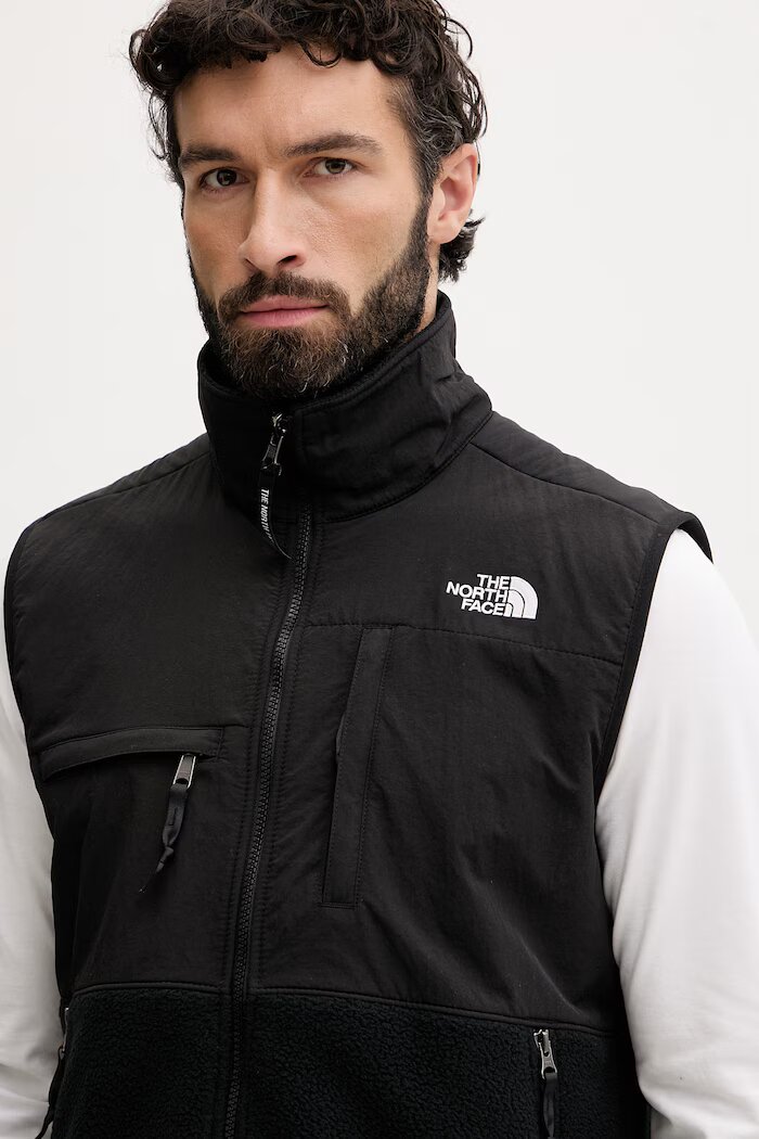 The North Face Елек Retro Denali Vest мъжки в черно преходен модел NF0A88XJJK31