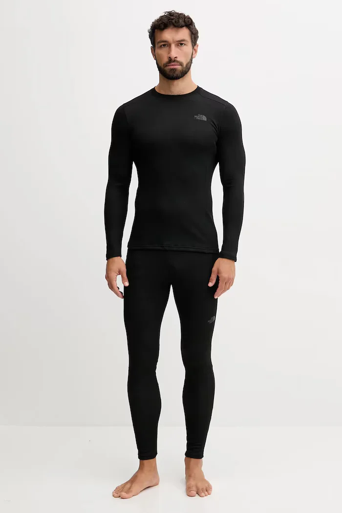 The North Face Функционална блуза с дълги ръкави Easy в черно с изчистен дизайн NF0A8BZZJK31