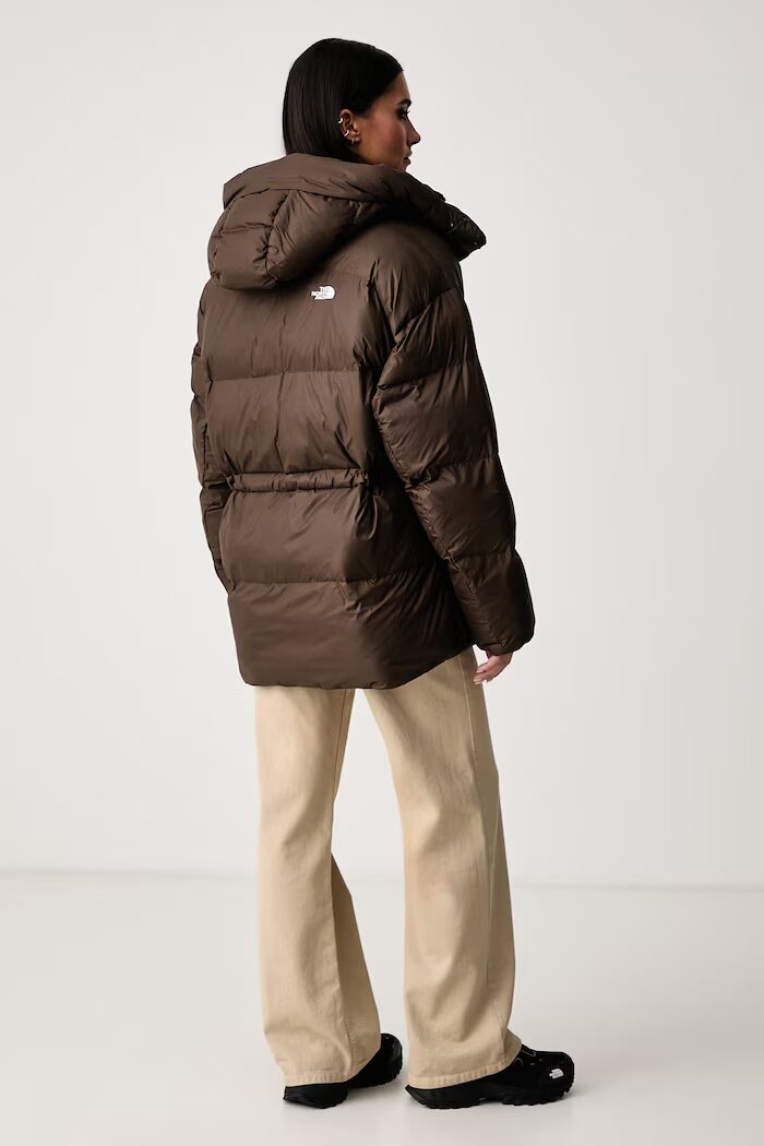 The North Face капитонирано яке дамско Puffer кафяво NF0A8J6HNMF1