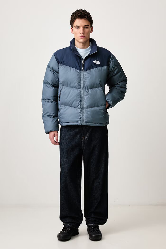 The North Face капитонирано яке мъжко Saikuru синьо NF0A853IS621