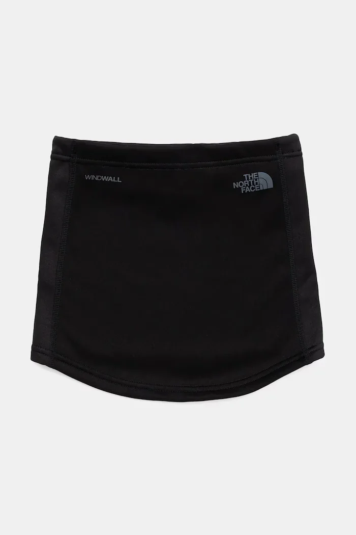 The North Face Кръгъл шал Windwall в черно с изчистен дизайн NF0A8CHSJK31