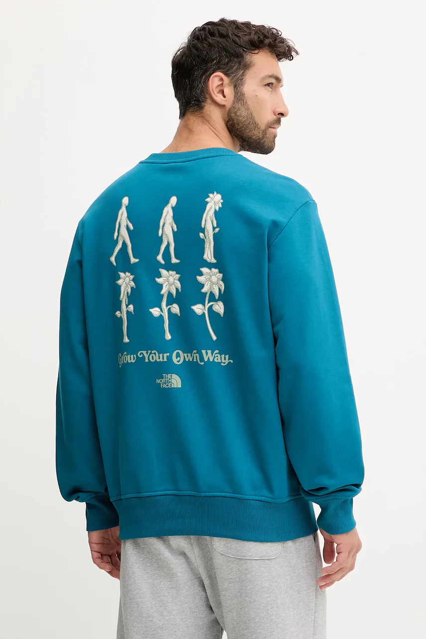 The North Face Памучен суичър Connect Relaxed