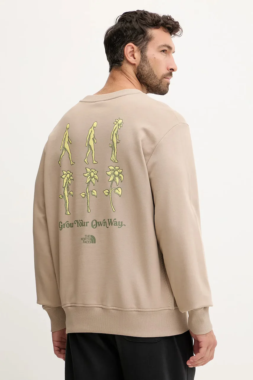The North Face Памучен суичър Connect Relaxed