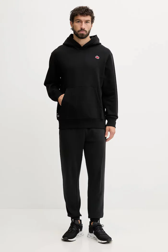 The North Face Памучен суичър Icon Relaxed мъжки в черно с качулка с апликация NF0A8EU8JK31