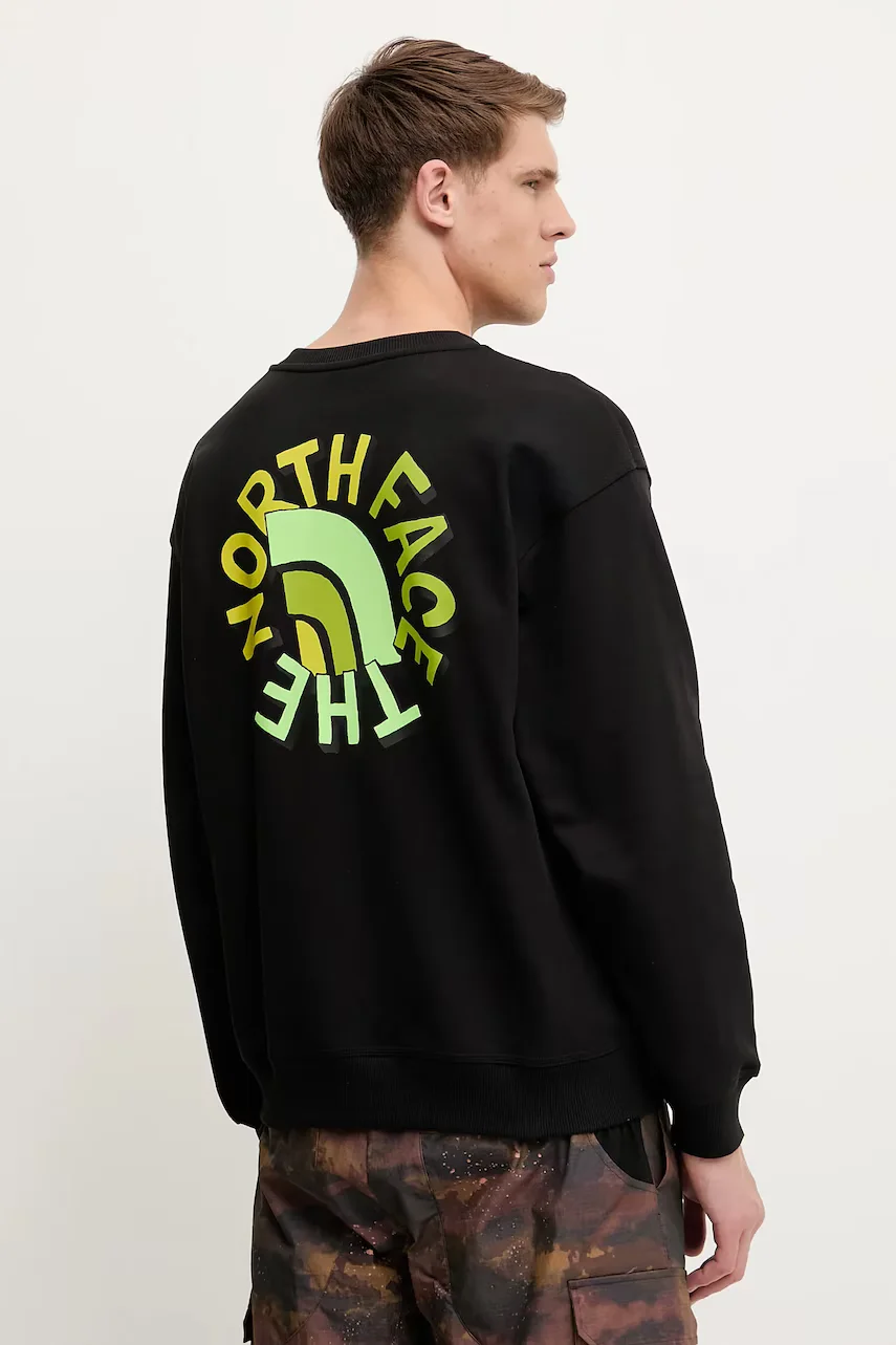 The North Face Памучен суичър Nuptse Oversized