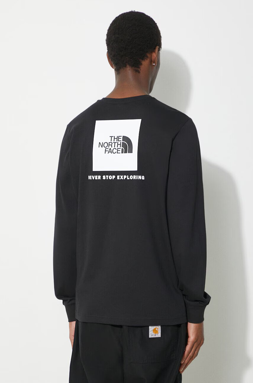 The North Face Памучна блуза с дълги ръкави M L/S Redbox Tee
