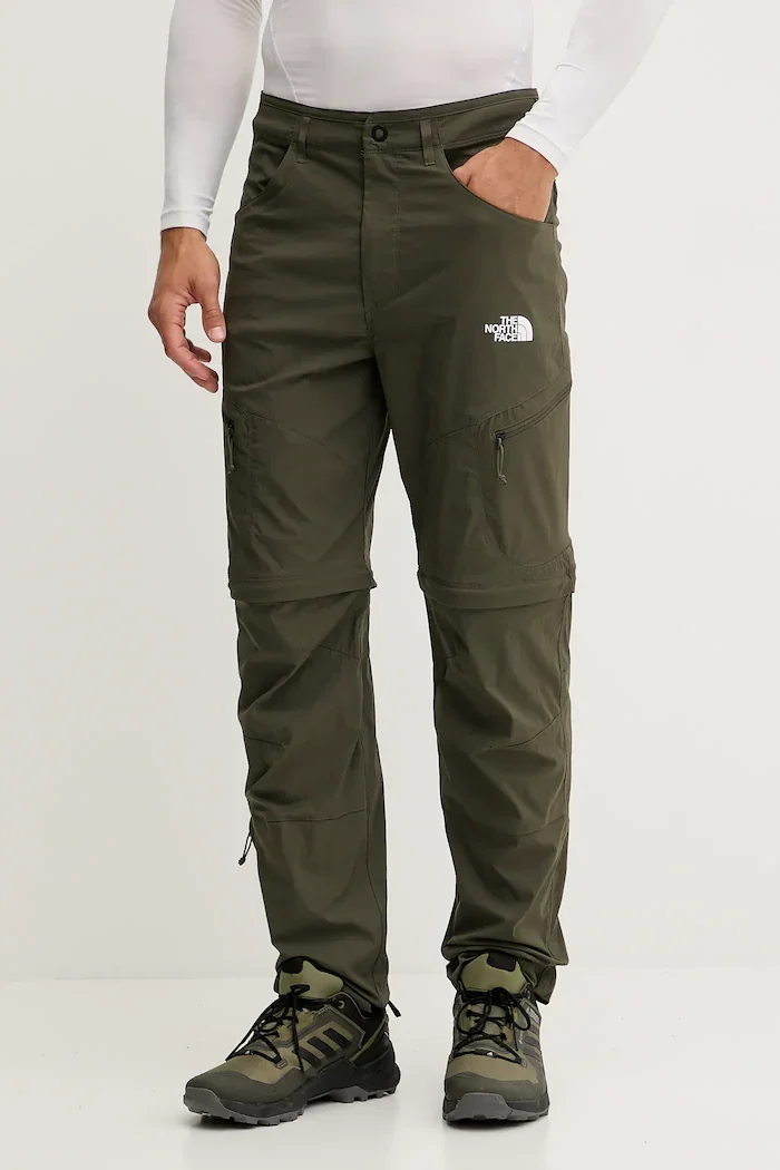 The North Face Панталон за спортове на открито Exploration мъжки в зелено NF0A8EC321L1