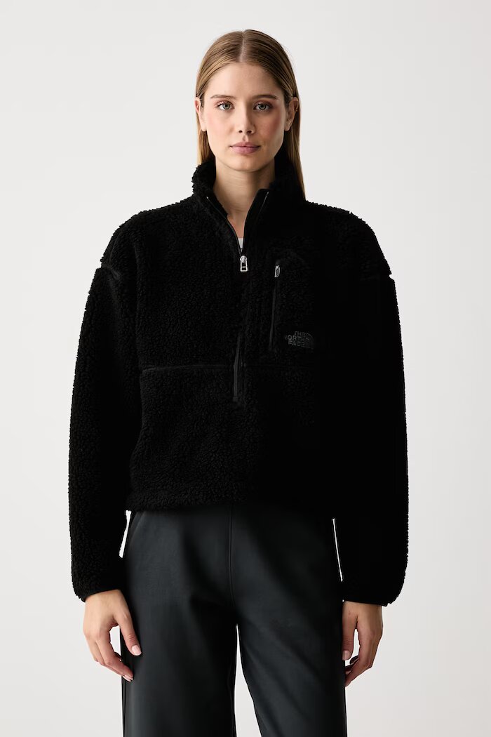 The North Face поларен суичър дамски Extreme Pile черен NF0A8KQZJK31