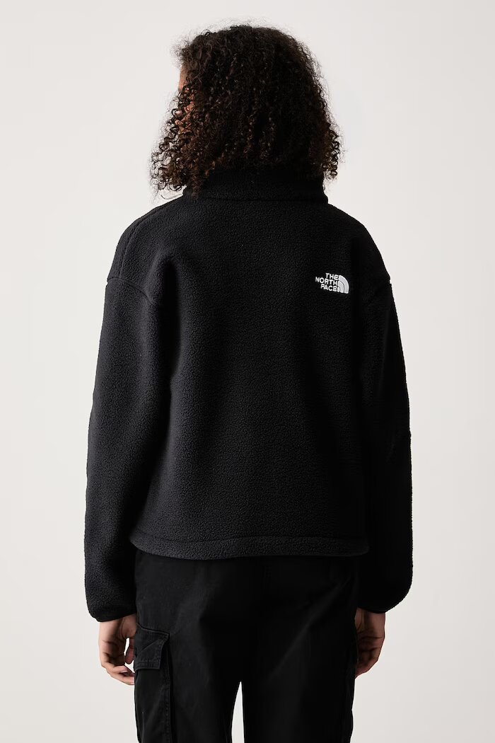 The North Face поларен суичър дамски Fleeski Fz Jacket черен NF0A88Z2JK31