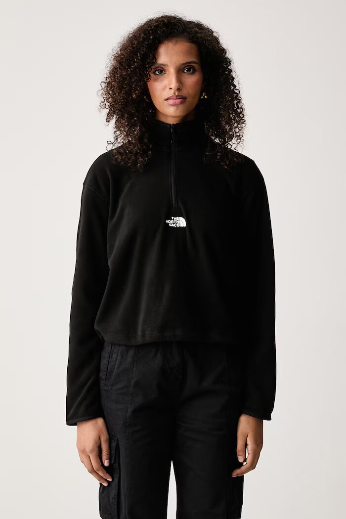 The North Face поларен суичър дамски Novelty черен NF0A8J3ZJK31