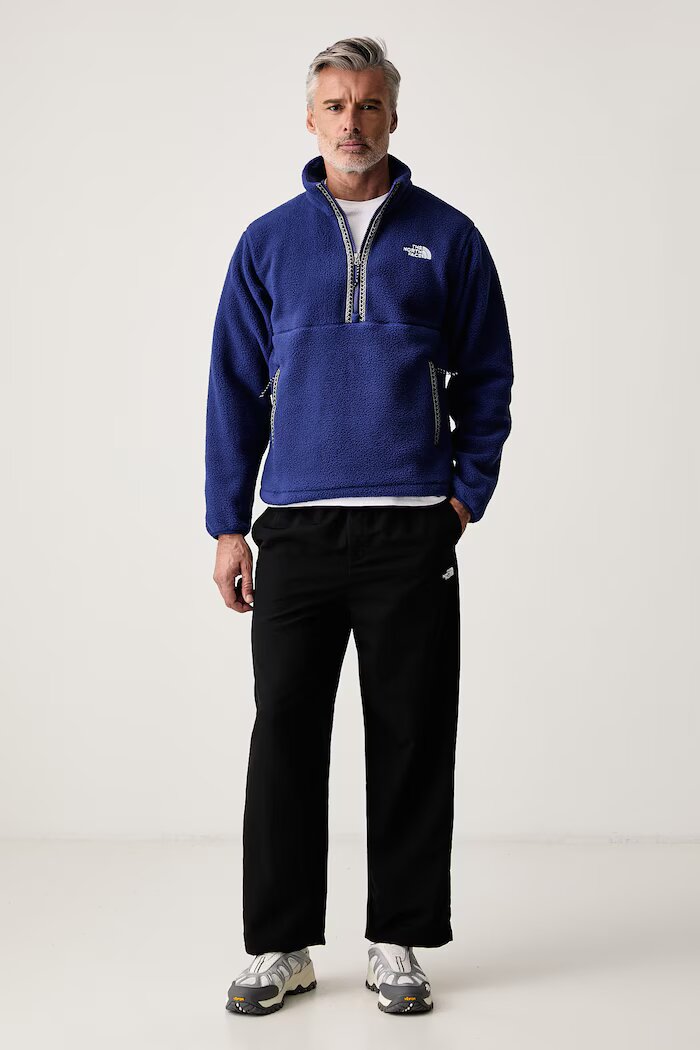 The North Face поларен суичър мъжки Fleeski 1/4 zip син NF0A88XRNLV1