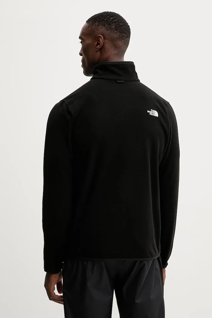 The North Face Поларен суичър мъжки в черно с изчистен дизайн NF0A8D0RJK31
