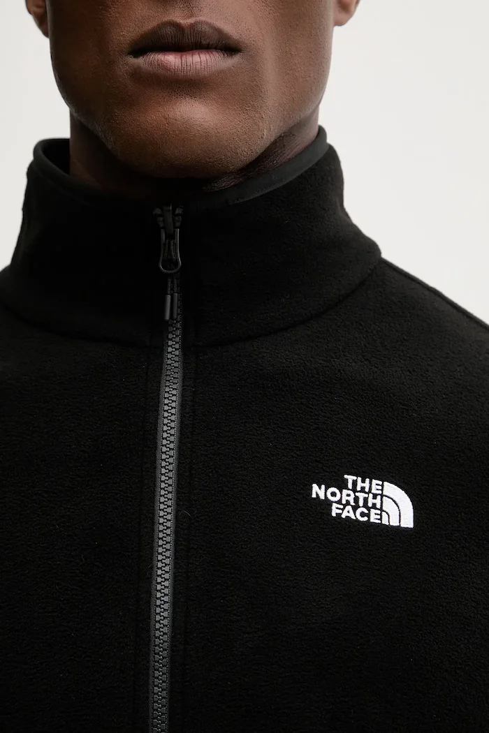 The North Face Поларен суичър мъжки в черно с изчистен дизайн NF0A8D0RJK31