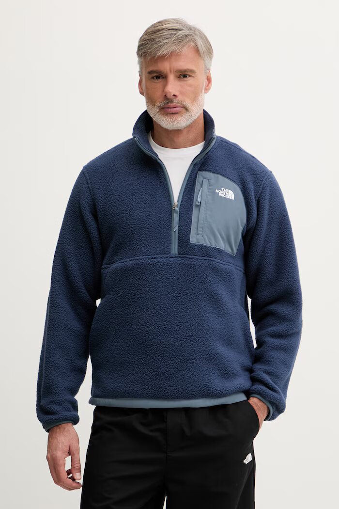 The North Face поларен суичър мъжки Yumiori Off Peak тъмносин NF0A8FKPMOE1
