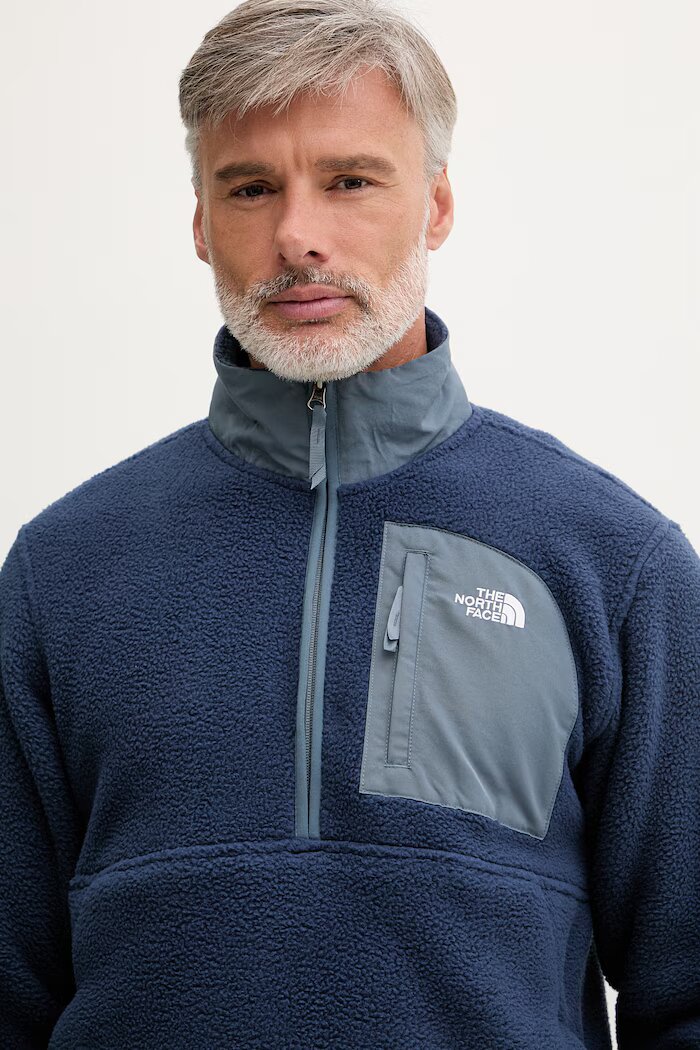 The North Face поларен суичър мъжки Yumiori Off Peak тъмносин NF0A8FKPMOE1
