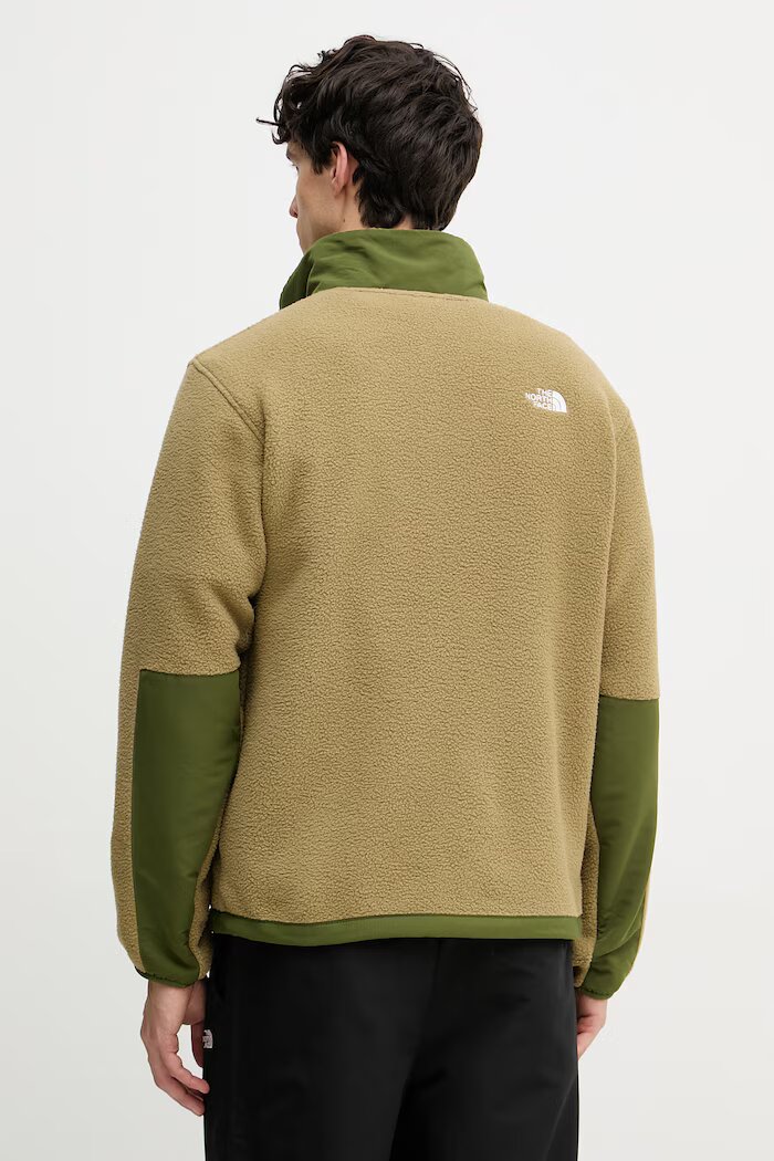 The North Face поларен суичър мъжки Yumiori Off Peak зелен NF0A8FKNMO91