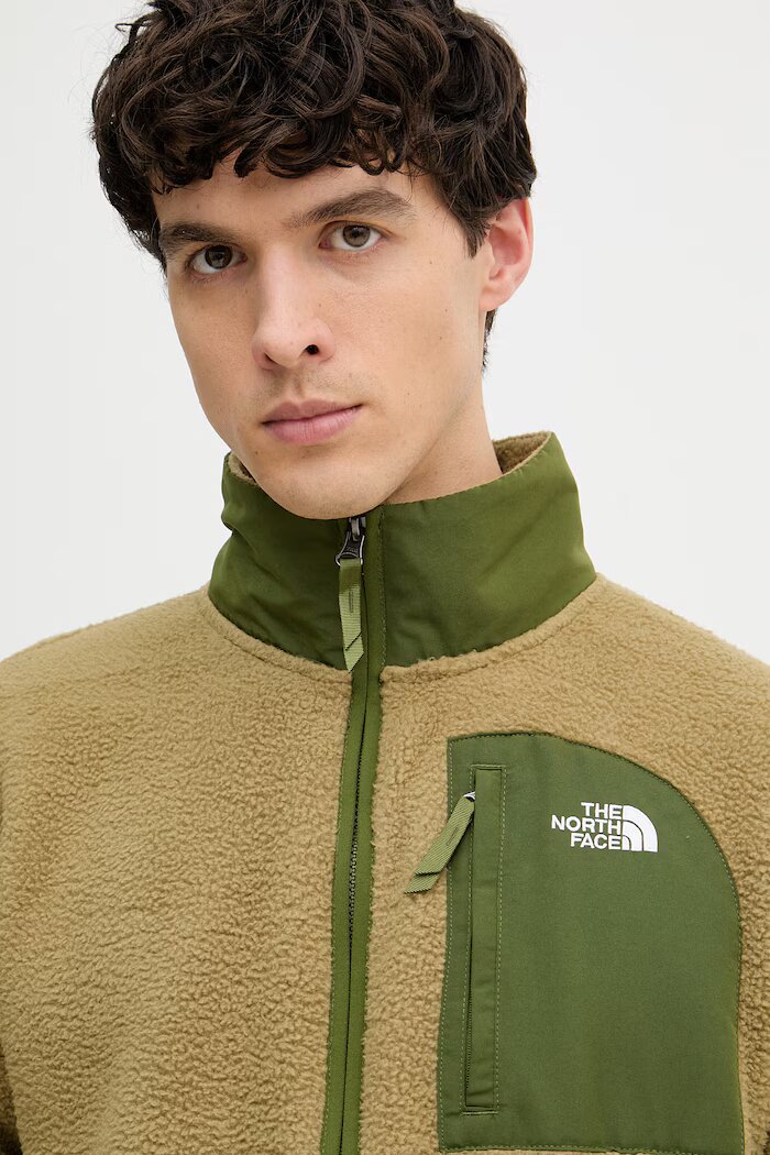 The North Face поларен суичър мъжки Yumiori Off Peak зелен NF0A8FKNMO91