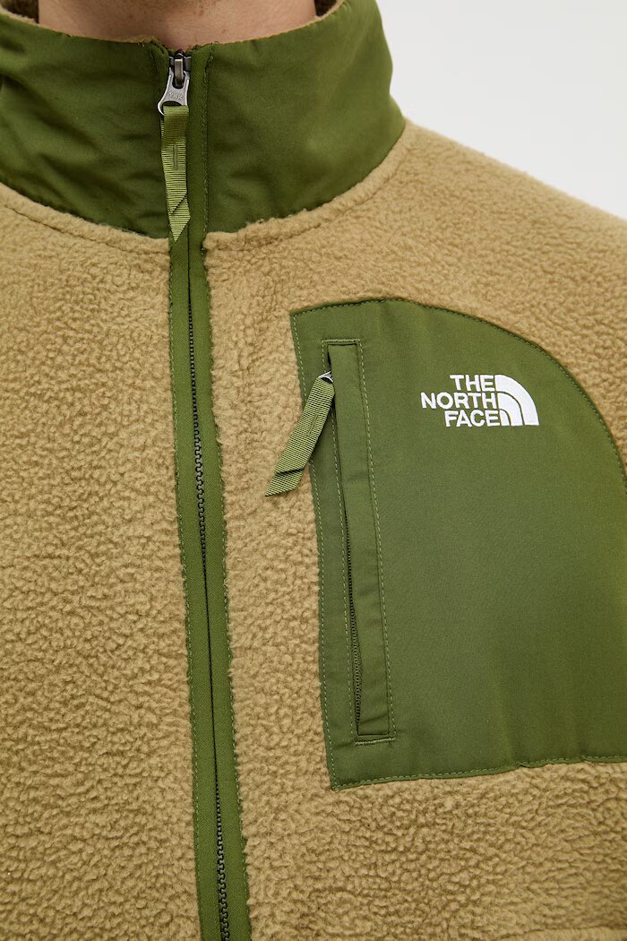 The North Face поларен суичър мъжки Yumiori Off Peak зелен NF0A8FKNMO91