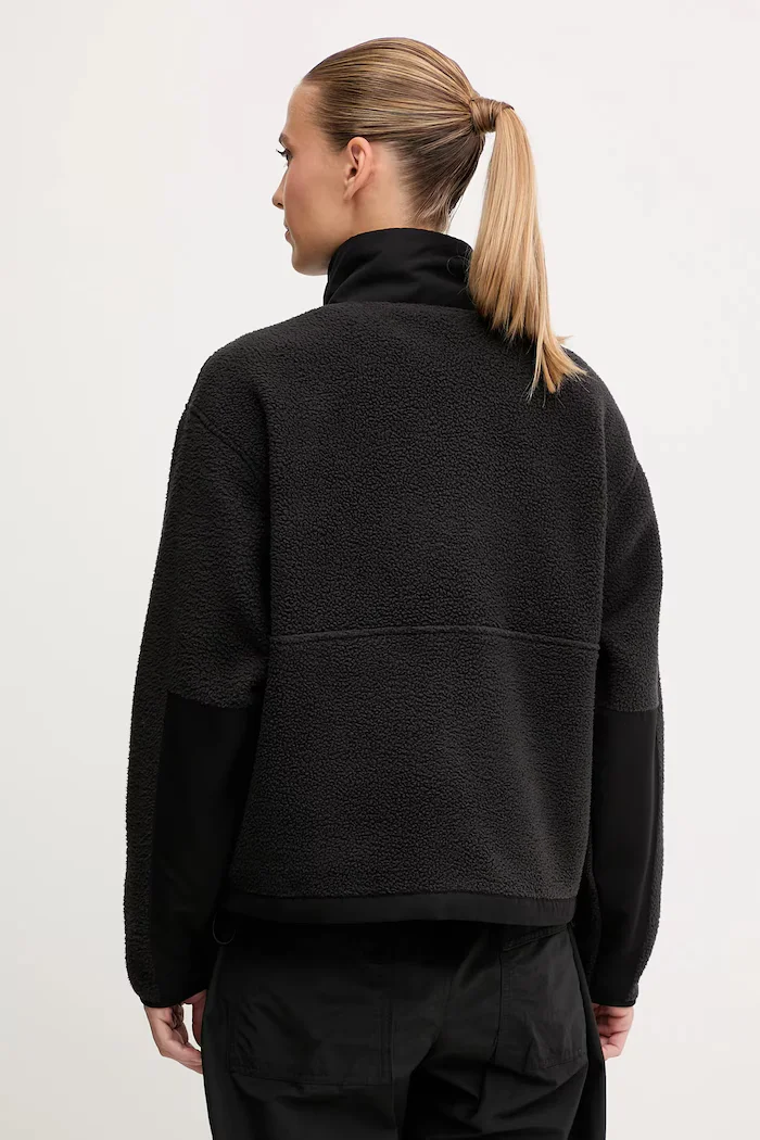 The North Face Поларен суичър Yumiori Off в черно с изчистен дизайн NF0A8EUZJK31