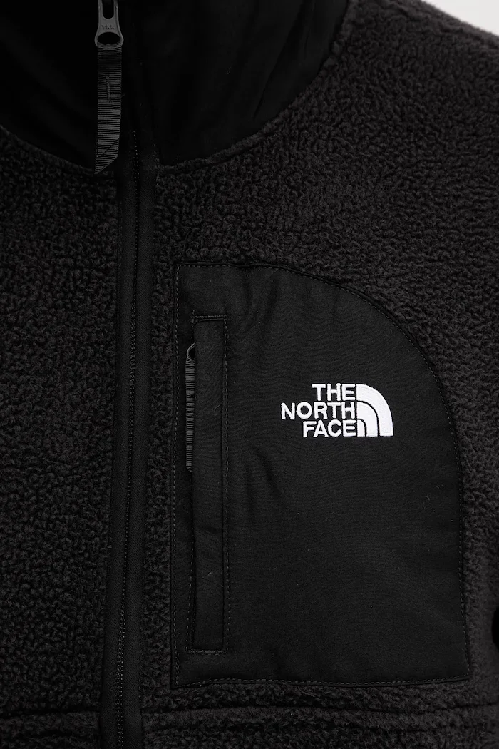 The North Face Поларен суичър Yumiori Off в черно с изчистен дизайн NF0A8EUZJK31