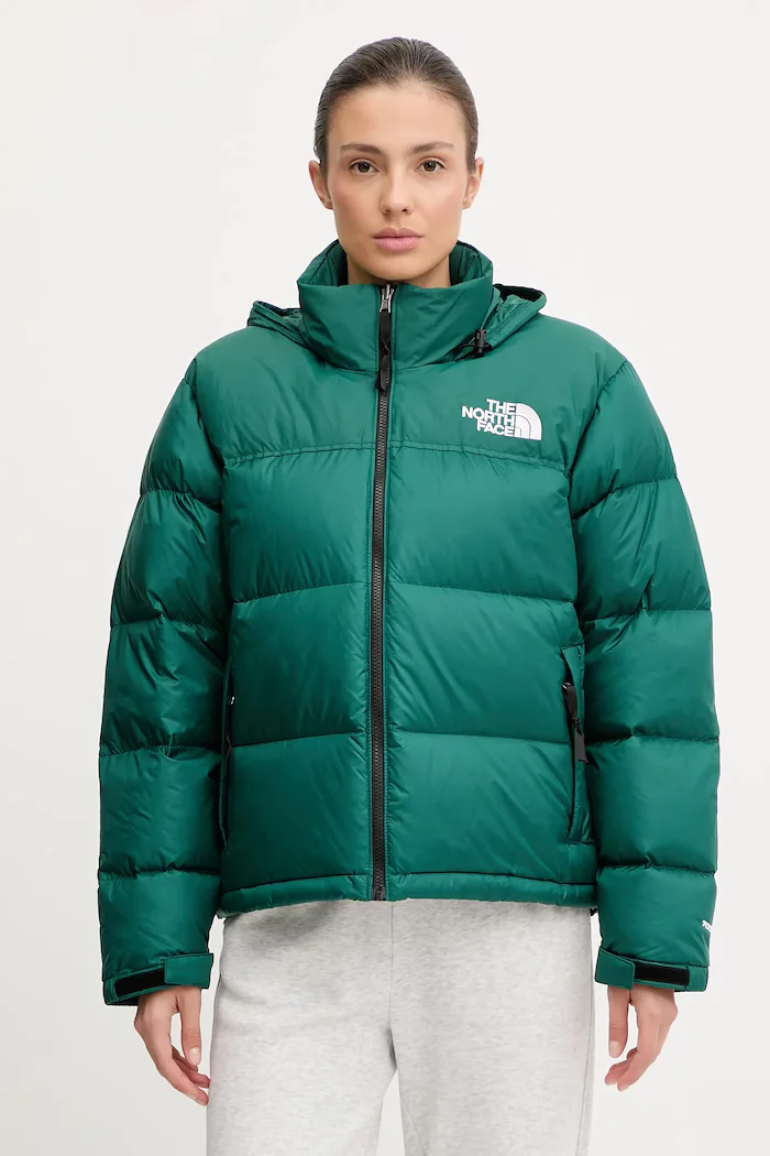 The North Face Пухено яке 1996 Retro Nuptse в зелено зимен модел NF0A3XEO1KI1