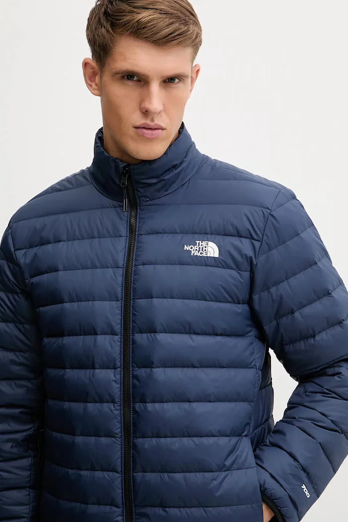 The North Face Пухено яке Classic Down в тъмносиньо зимен модел NF0A8D1U8K21