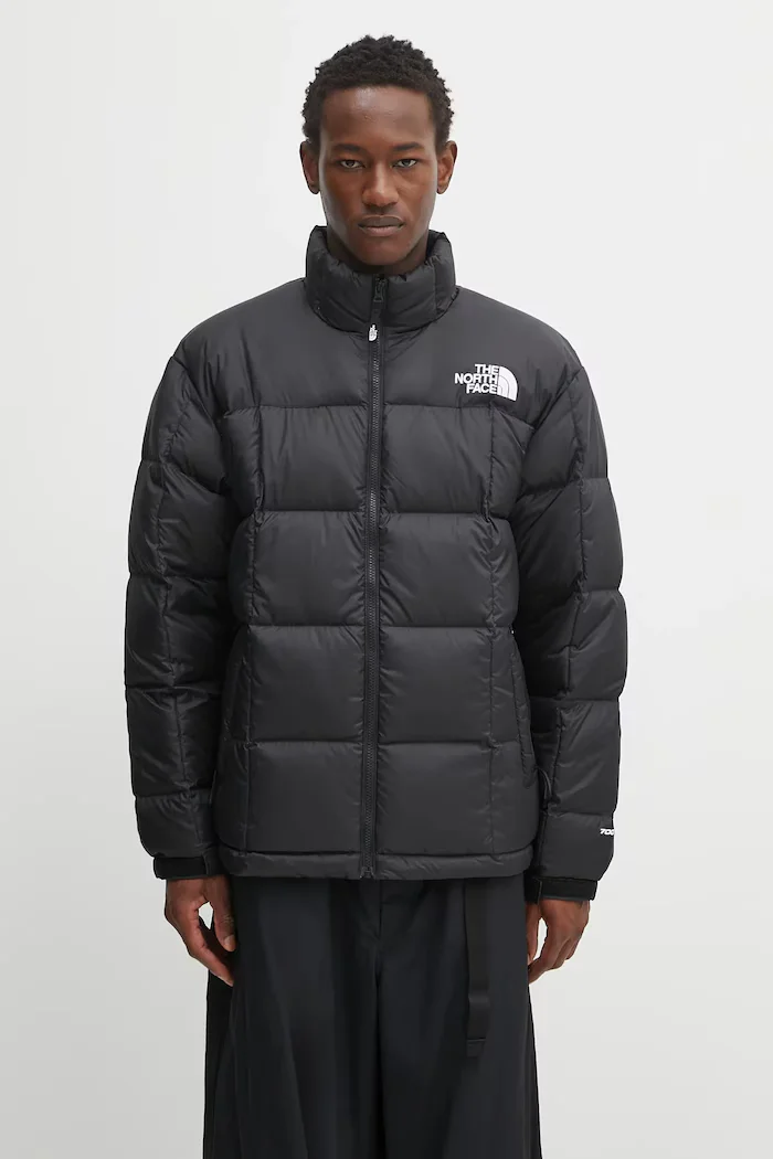 The North Face Пухено яке Lhotse в черно зимен модел NF0A3Y23GOE1