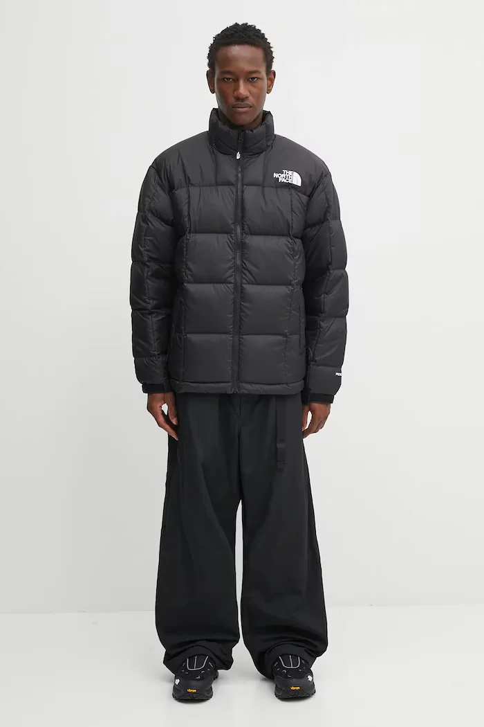 The North Face Пухено яке Lhotse в черно зимен модел NF0A3Y23GOE1
