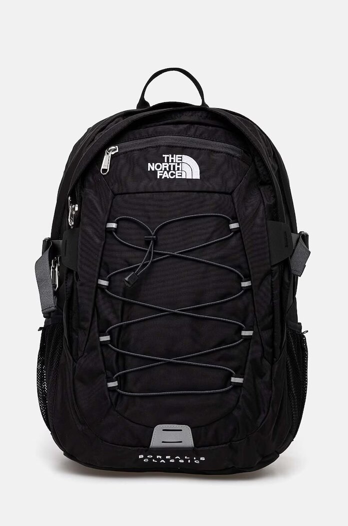The North Face Раница Borealis Classic в черно голям размер с изчистен дизайн NF00CF9C4GZ1