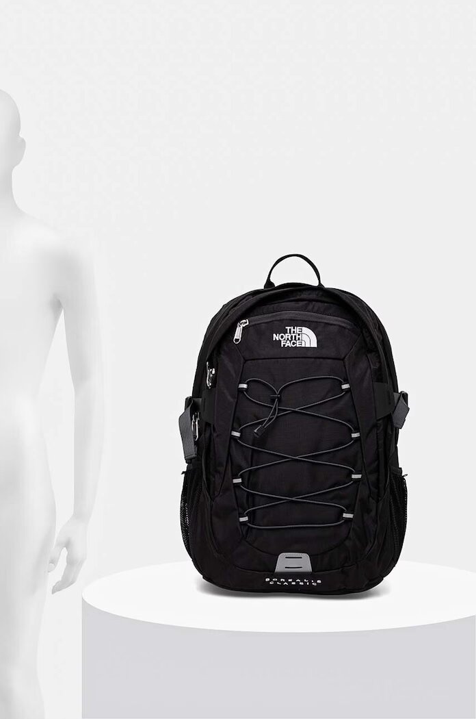 The North Face Раница Borealis Classic в черно голям размер с изчистен дизайн NF00CF9C4GZ1