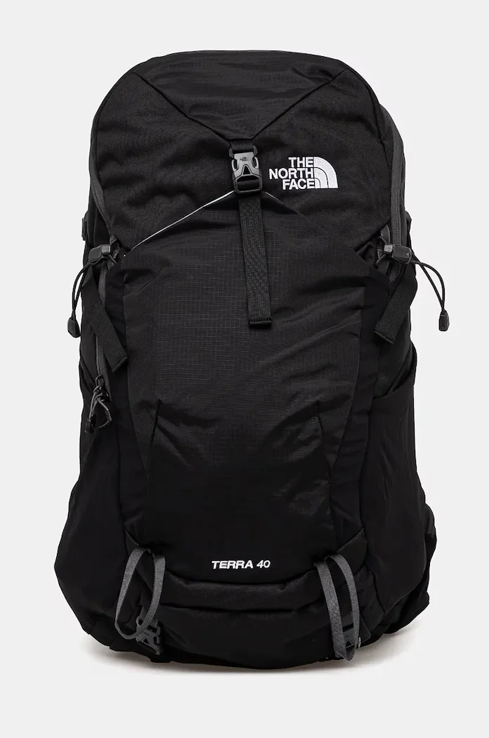 The North Face Раница Terra 40L в черно голям размер с изчистен дизайн NF0A87C34GZ1