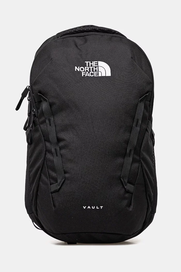 The North Face Раница Vault в черно голям размер с изчистен дизайн NF0A3VY24H01