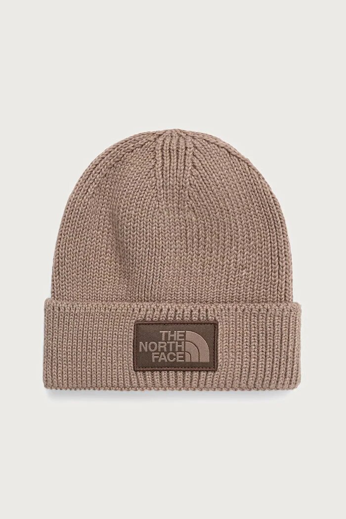 The North Face шапка TNF Logo Box кафява NF0A8CHE2H91