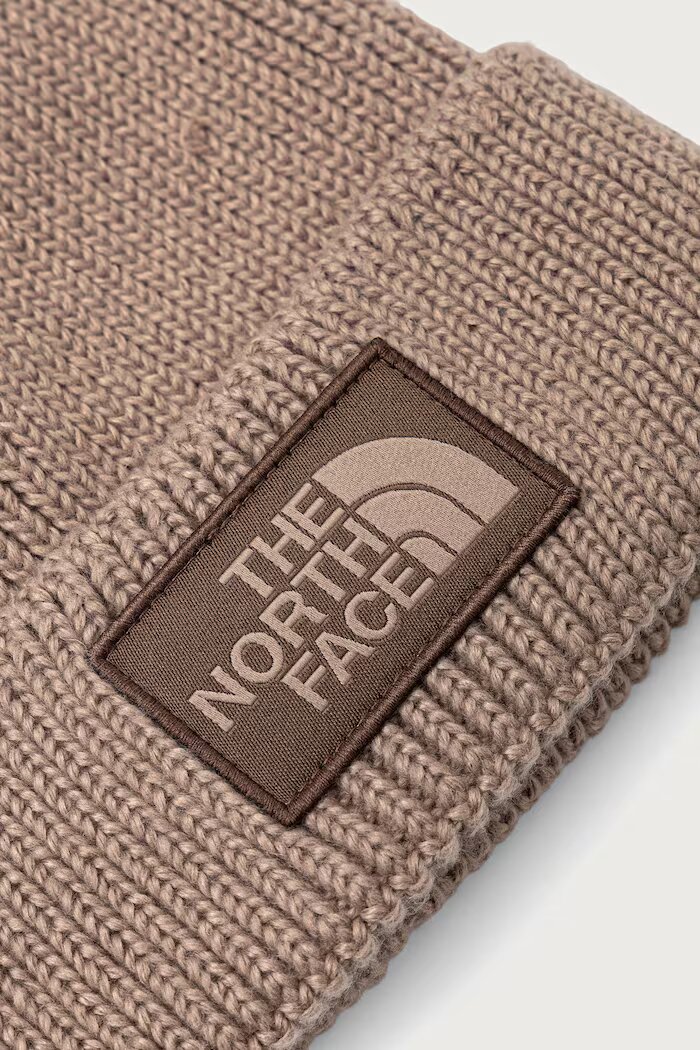 The North Face шапка TNF Logo Box кафява NF0A8CHE2H91