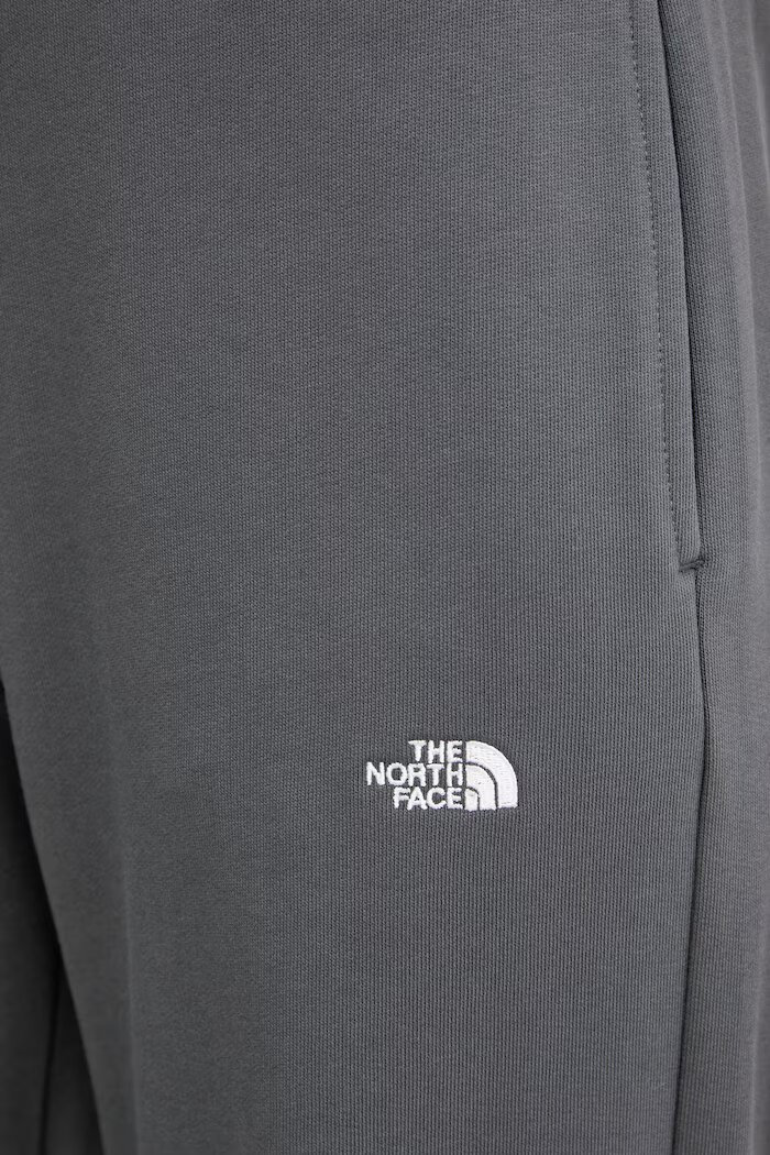 The North Face спортен панталон дамски от памук Essential Terry Simple Dome сив NF0A8GQZRHI1